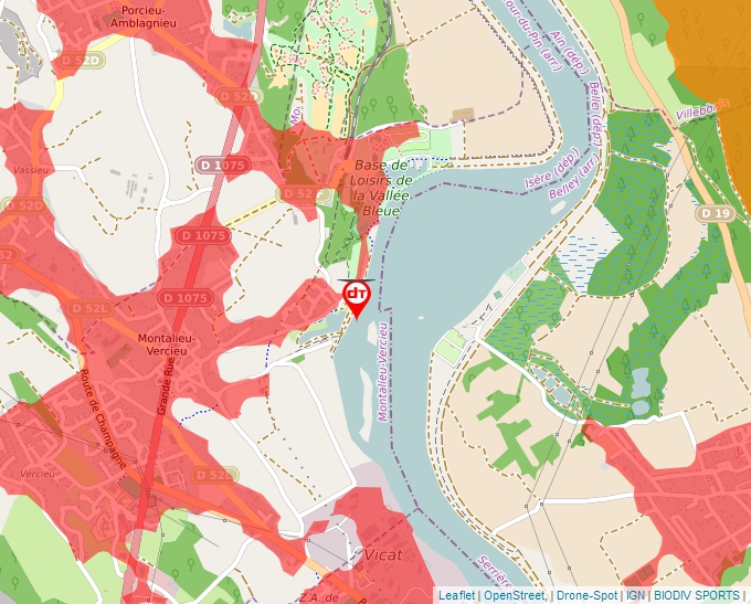 Carte Géoportail pour les drones de loisir