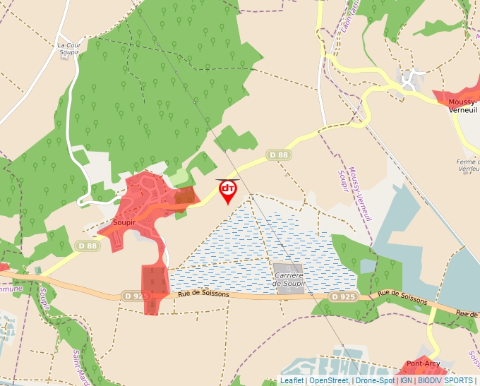 Carte Géoportail pour les drones de loisir