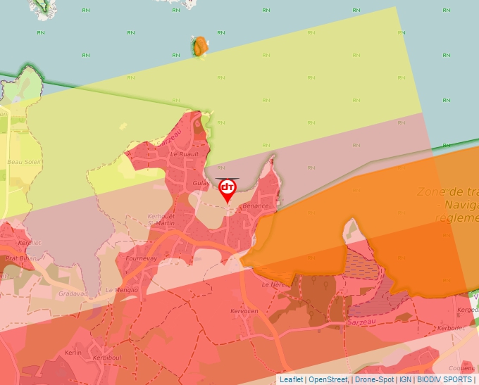 Carte Géoportail pour les drones de loisir