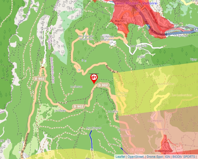 Carte Géoportail pour les drones de loisir