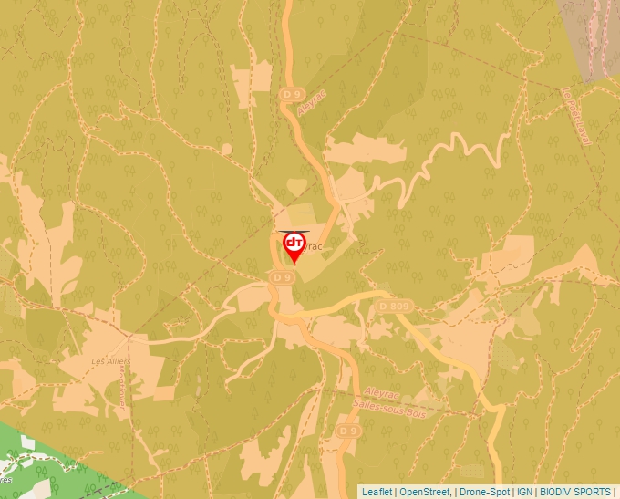 Carte Géoportail pour les drones de loisir