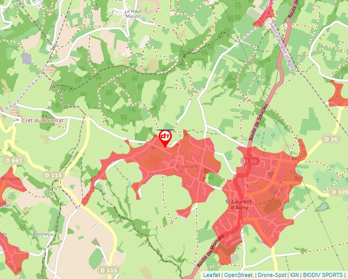 Carte Géoportail pour les drones de loisir