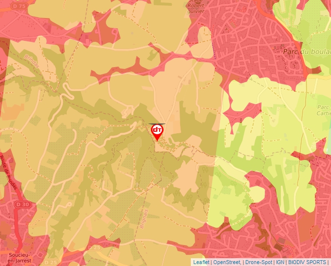 Carte Géoportail pour les drones de loisir