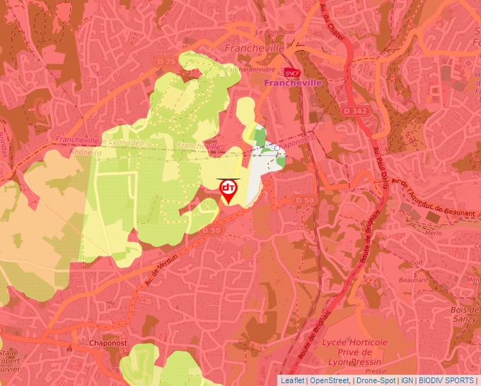 Carte Géoportail pour les drones de loisir
