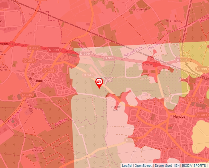 Carte Géoportail pour les drones de loisir