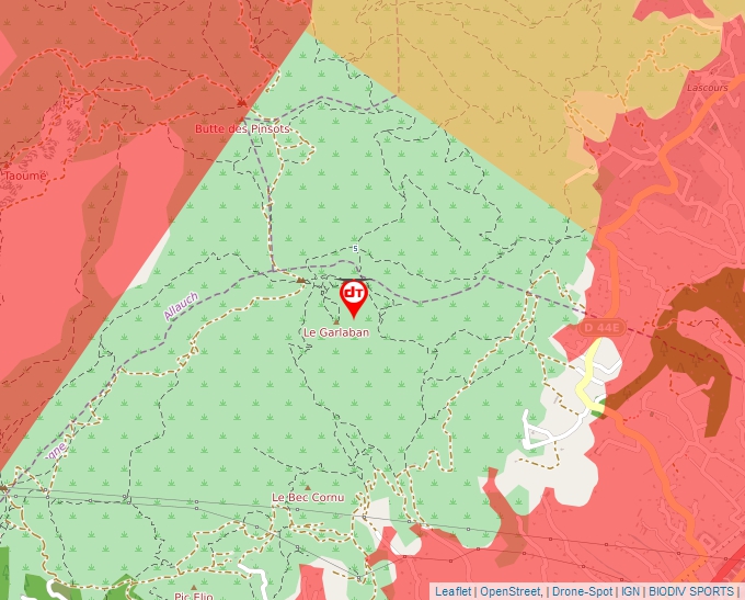 Carte Géoportail pour les drones de loisir