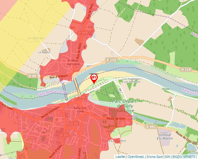 Carte Géoportail pour les drones de loisir