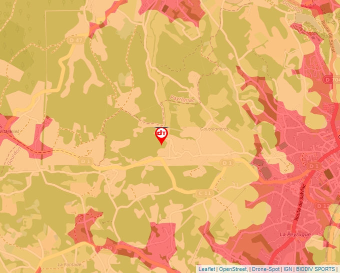 Carte Géoportail pour les drones de loisir