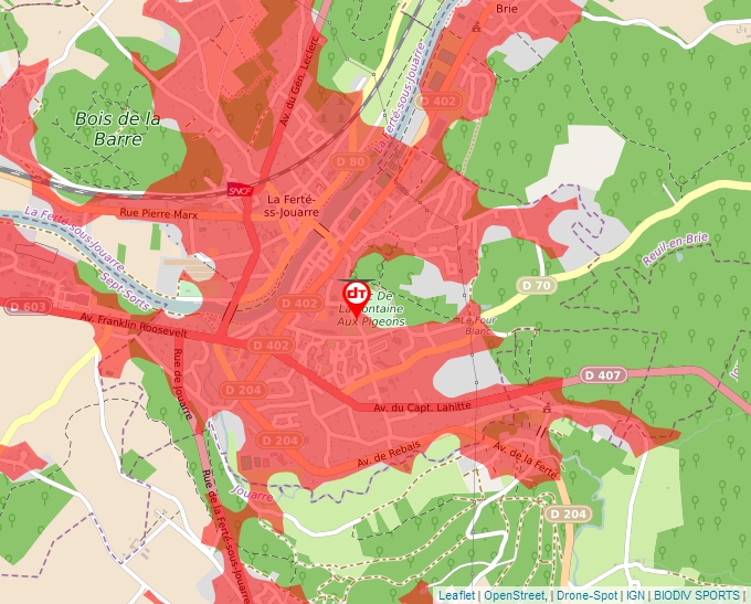 Carte Géoportail pour les drones de loisir