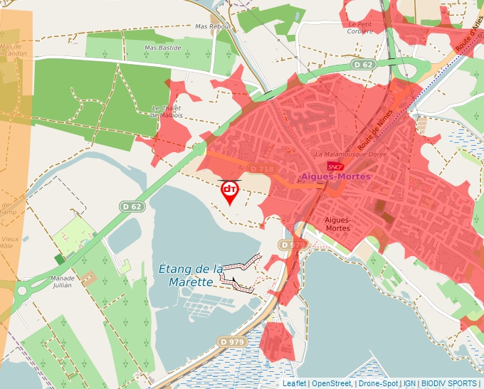 Carte Géoportail pour les drones de loisir