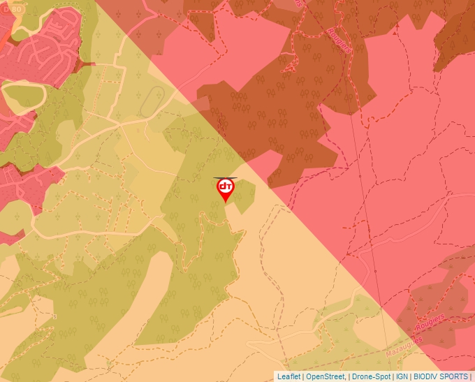 Carte Géoportail pour les drones de loisir