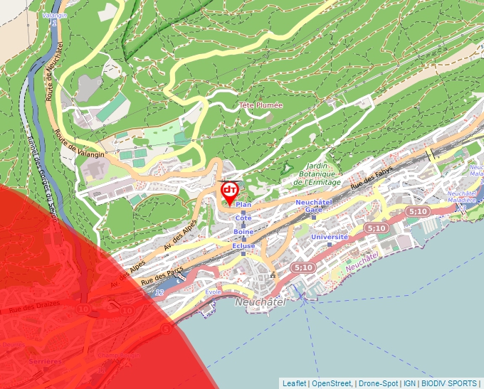 Carte Géoportail pour les drones de loisir