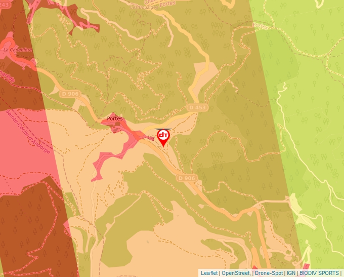 Carte Géoportail pour les drones de loisir