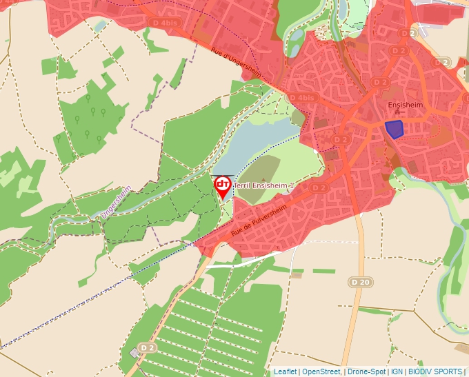 Carte Géoportail pour les drones de loisir