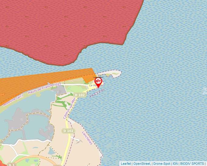 Carte Géoportail pour les drones de loisir