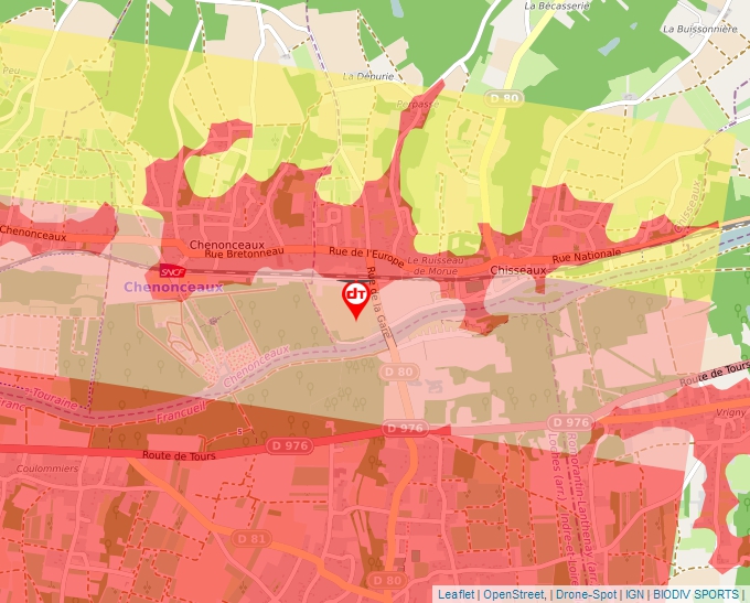 Carte Géoportail pour les drones de loisir