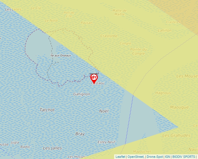 Carte Géoportail pour les drones de loisir
