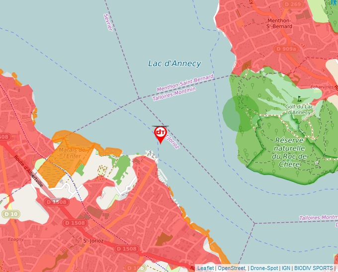 Carte Géoportail pour les drones de loisir