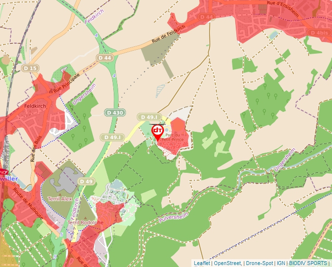 Carte Géoportail pour les drones de loisir