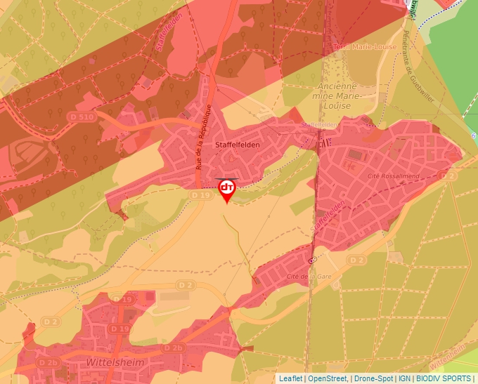 Carte Géoportail pour les drones de loisir