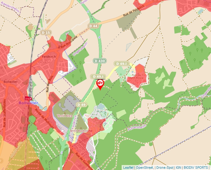 Carte Géoportail pour les drones de loisir