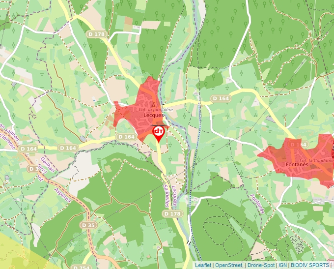 Carte Géoportail pour les drones de loisir