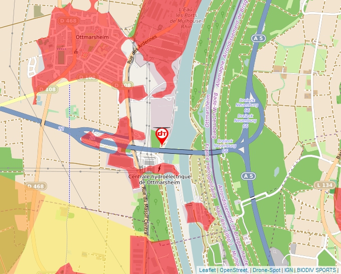 Carte Géoportail pour les drones de loisir