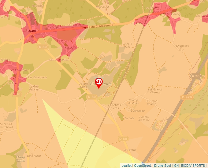 Carte Géoportail pour les drones de loisir