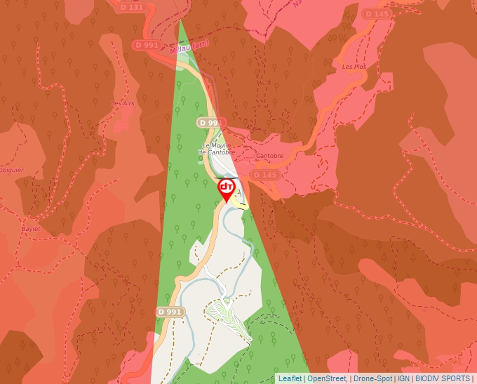 Carte Géoportail pour les drones de loisir