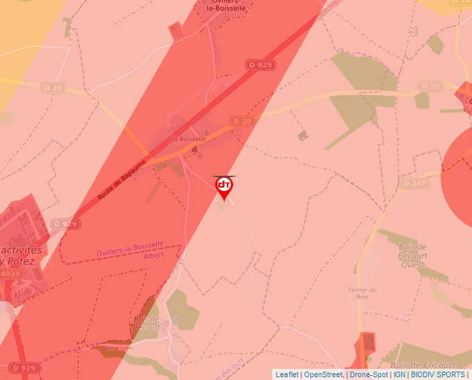 Carte Géoportail pour les drones de loisir