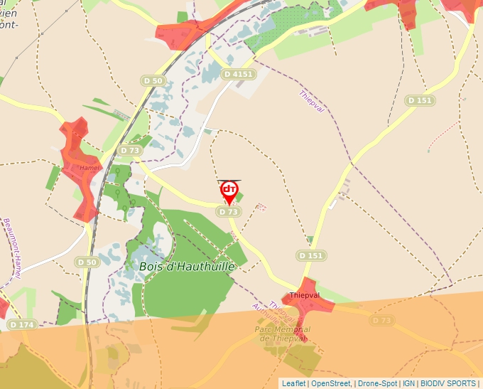 Carte Géoportail pour les drones de loisir