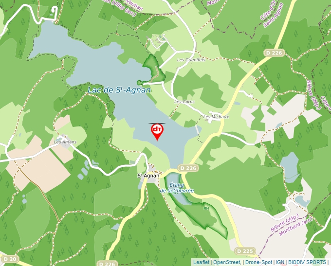 Carte Géoportail pour les drones de loisir