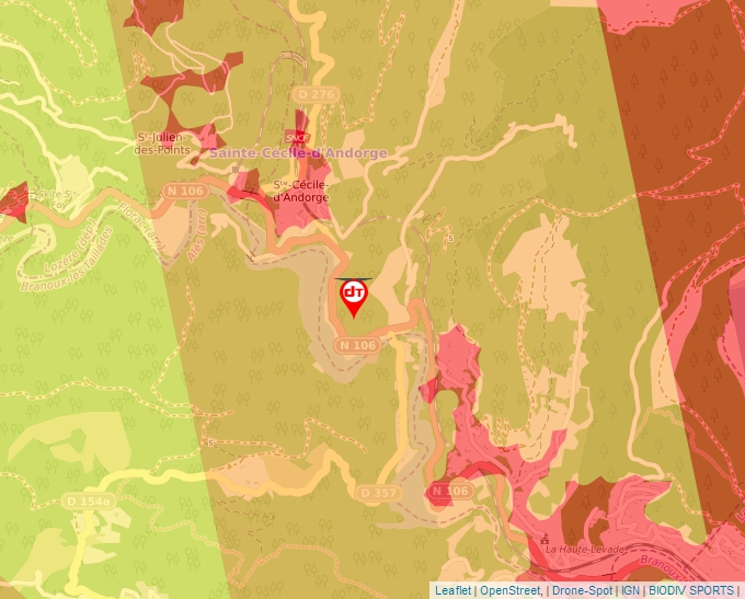 Carte Géoportail pour les drones de loisir
