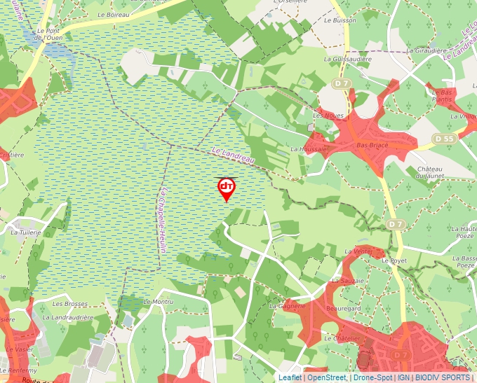 Carte Géoportail pour les drones de loisir