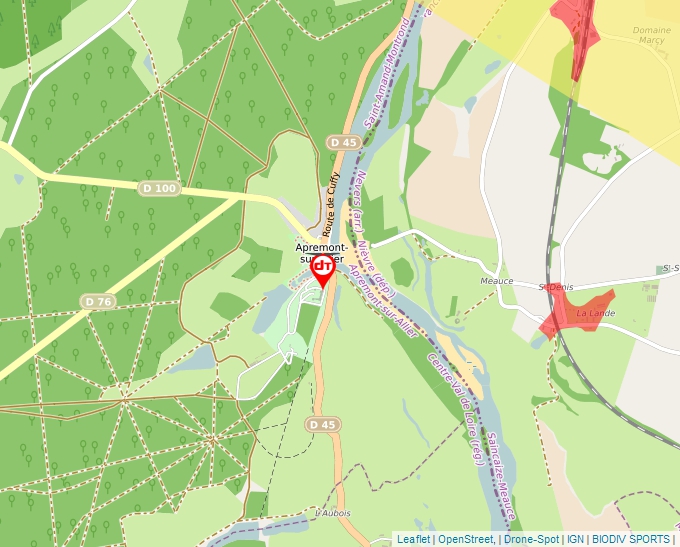 Carte Géoportail pour les drones de loisir