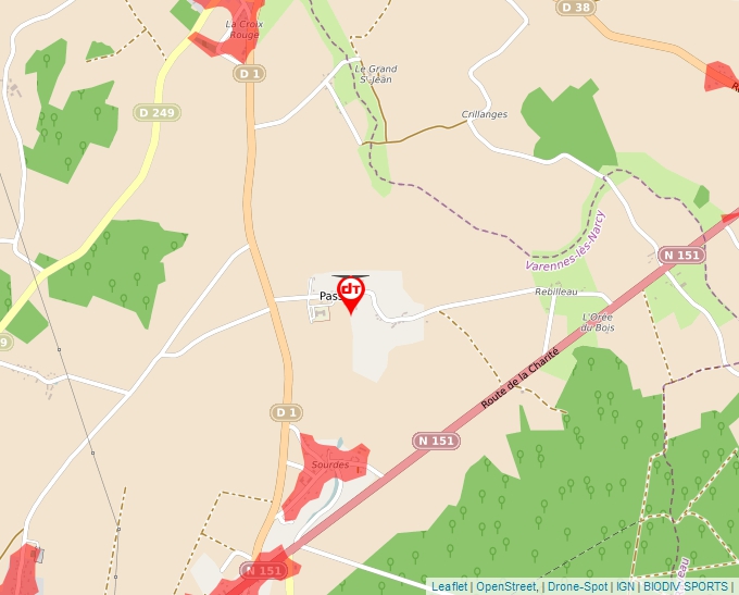 Carte Géoportail pour les drones de loisir