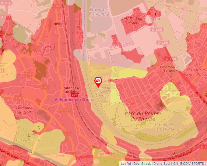 Carte Géoportail pour les drones de loisir