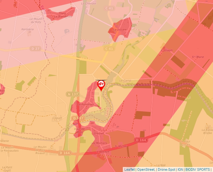 Carte Géoportail pour les drones de loisir