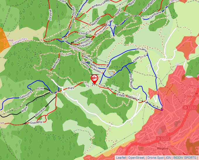 Carte Géoportail pour les drones de loisir