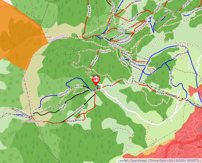 Carte Géoportail pour les drones de loisir