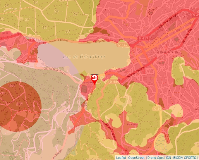 Carte Géoportail pour les drones de loisir