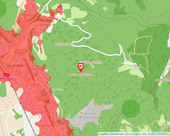 Carte Géoportail pour les drones de loisir