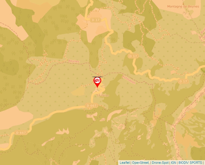 Carte Géoportail pour les drones de loisir