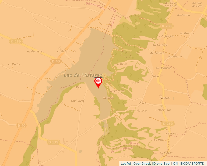 Carte Géoportail pour les drones de loisir