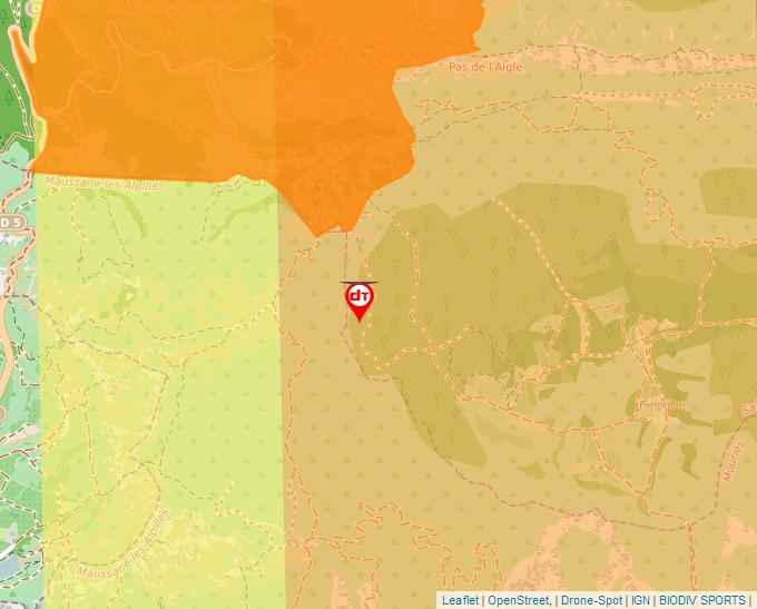 Carte Géoportail pour les drones de loisir