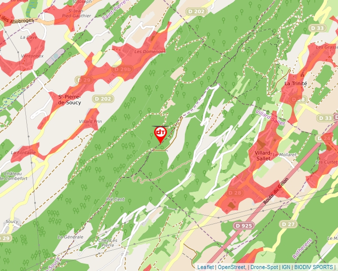 Carte Géoportail pour les drones de loisir