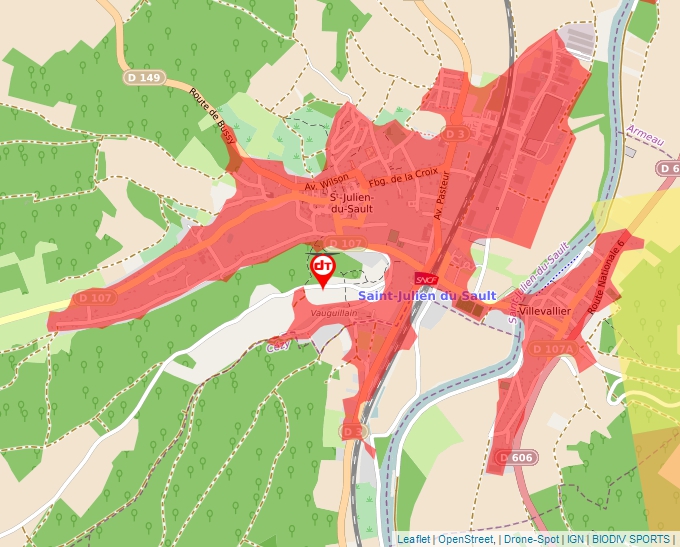 Carte Géoportail pour les drones de loisir