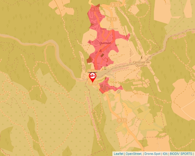 Carte Géoportail pour les drones de loisir