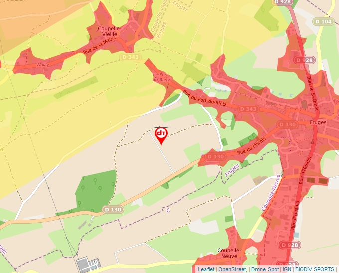 Carte Géoportail pour les drones de loisir
