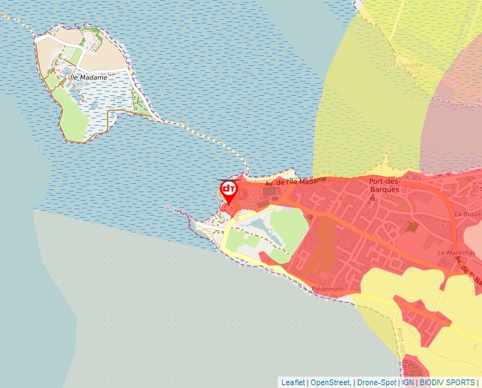 Carte Géoportail pour les drones de loisir